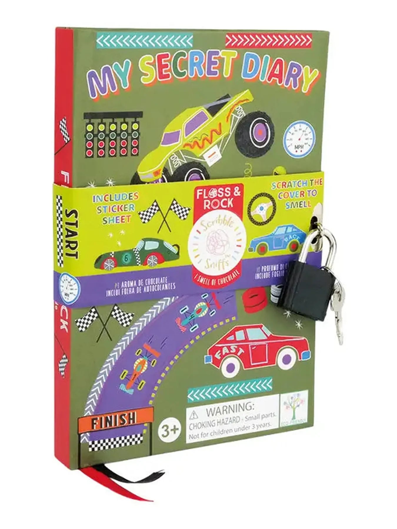 Floss &amp; Rock My Secret Scented Diary - Cars