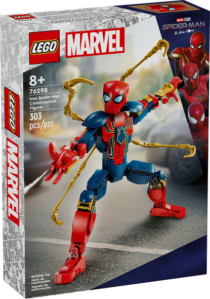 LEGO Iron Spider-Man Construction Figure Set 76298