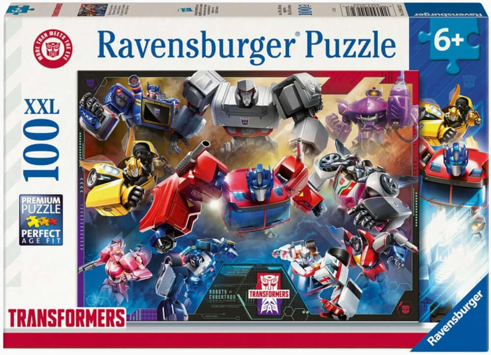 Ravensburger- Casse tete Transformers 100 morceaux