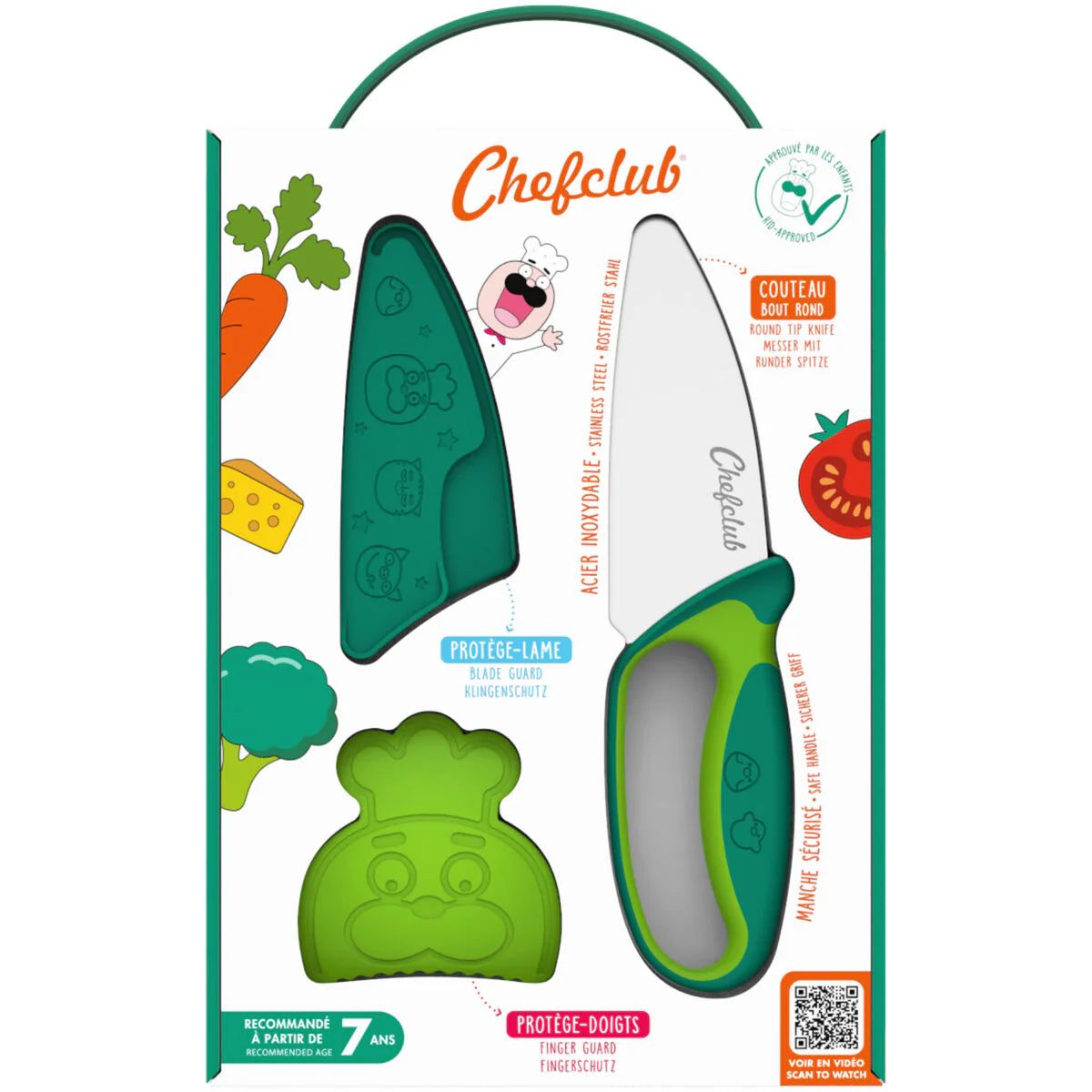 Chefclub vert-Couteau du chef -