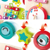 Hape-Mon 1er trotteur musical : éléments colorés avec musique pour bébé, favorisant l'éveil et la motricité.