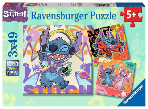 Play All Day Disney Stitch, 3 x 49 pcs