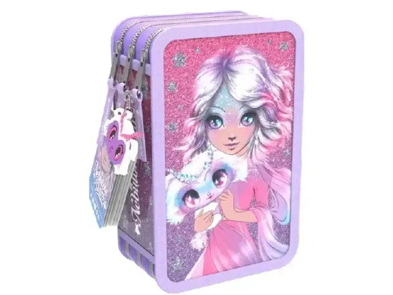 Nebulous stars - 3-panel pencil case / Estrelia &amp; Astria