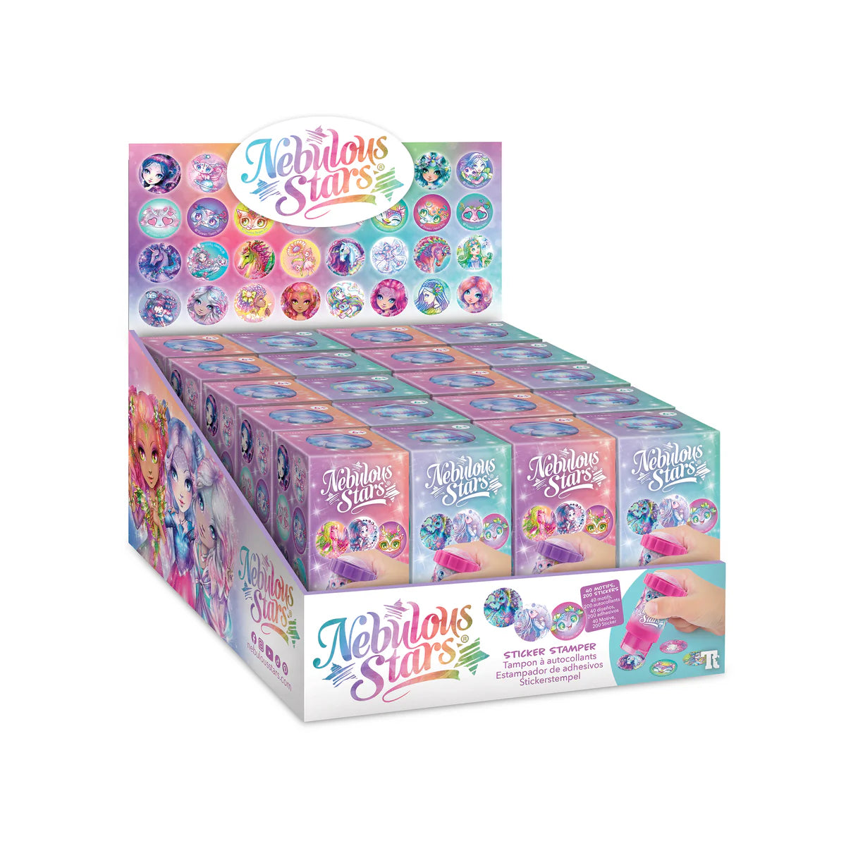 Tampon à autocollants - Assortiment