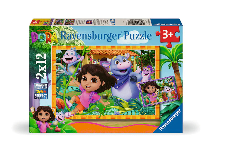 Ravensburger-Dora l'exploratrice 2 X 12 pièces