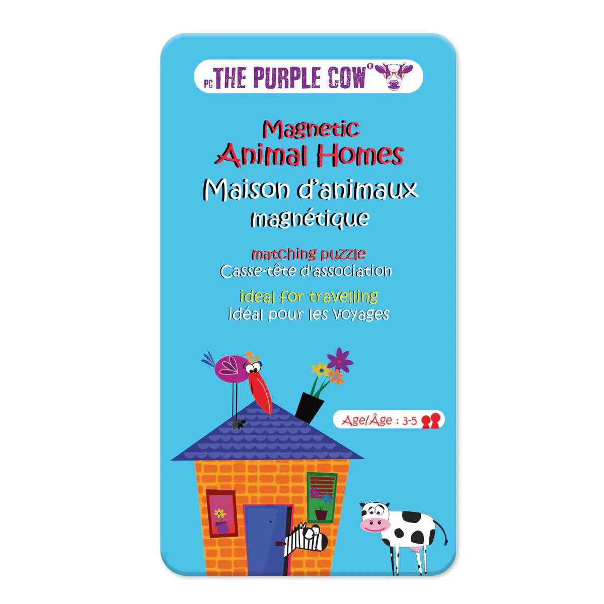 Maison d'animaux magnétique - Puzzle d'association idéal pour les voyages et le développement des enfants.