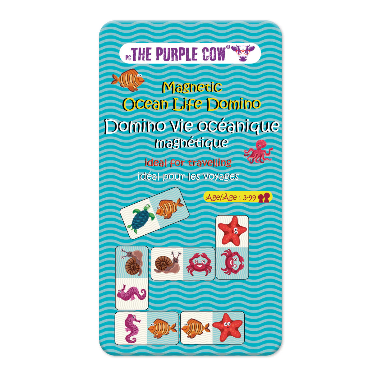 Jeu Magnétique Domino vie océanique