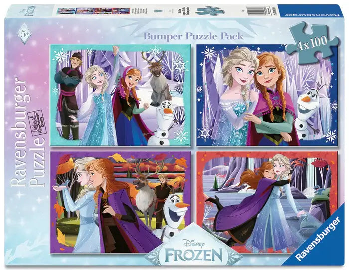 Ravensburger-la reine des neiges - famille pour toujours 4x100 mcx