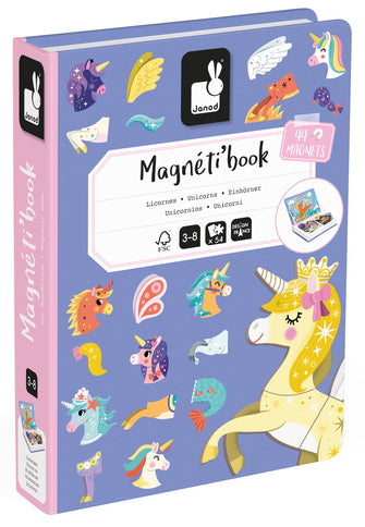 Janod- Magnétibook licorne