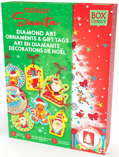 Ensemble d'art diamants décoration de noël