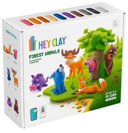 CLAY SET - FOREST ANIMALS