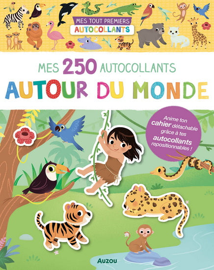 250 stickers - Around the world