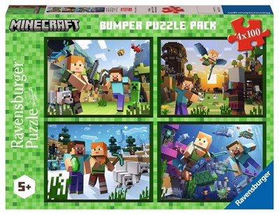 Ravensburger - Minecraft Exploration des biomes 4x100 mcx