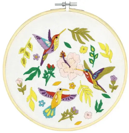 KIT DE BRODERIE – OISEAUX EN LIBERTÉ