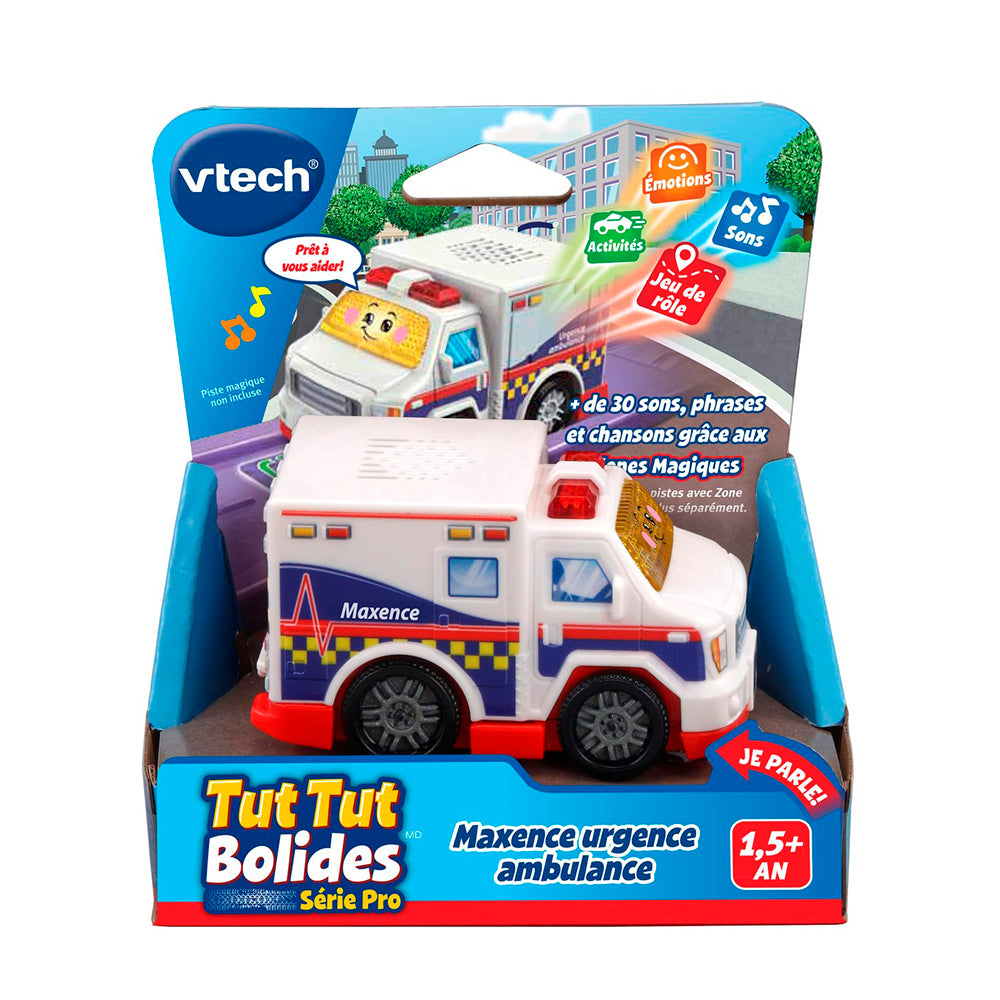 VTech Tut Tut Bolides Maxence urgence ambulance - Édition française