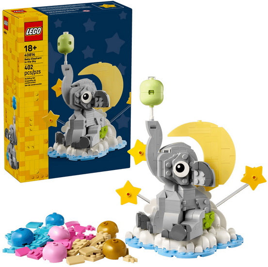 LEGO - Le bébé éléphant dans le ciel