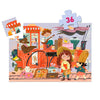 Djeco Silhouette Puzzle / Mia's Journey - 36 pieces