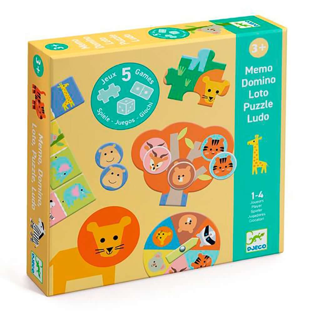 Djeco-5 Jeux / Animaux sauvages