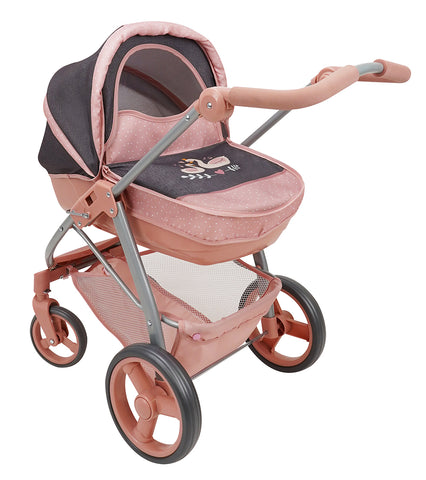 Little Swan - Bella 2 in 1 Doll Pram