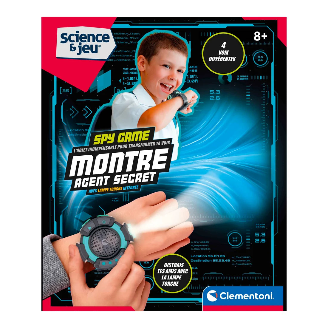 MONTRE D'ESPION AVEC CHANGEUR DE VOIX