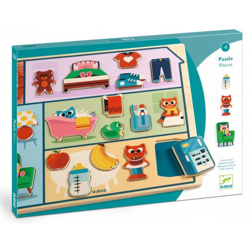 Djeco-Wooden puzzle / Puzzlo House