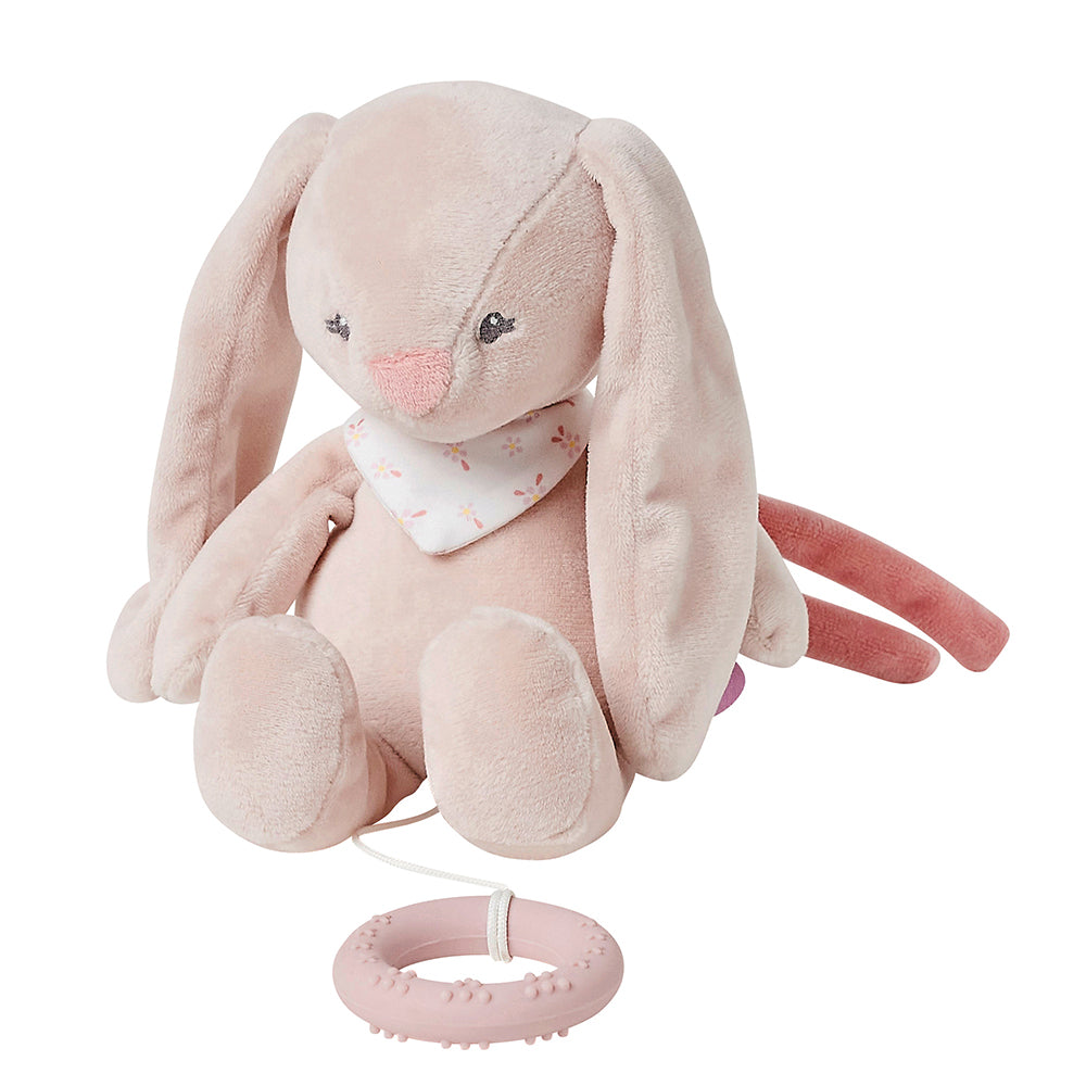 Nattou - Peluche musicale Pomme le lapin 23 cm