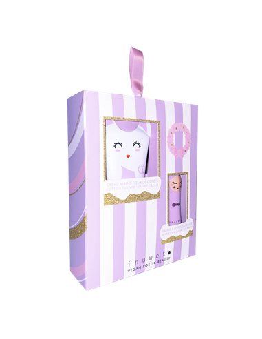 Coffret Li - Crème à mains et baume à lèvres / Fleur de coton + guimauve vente finale