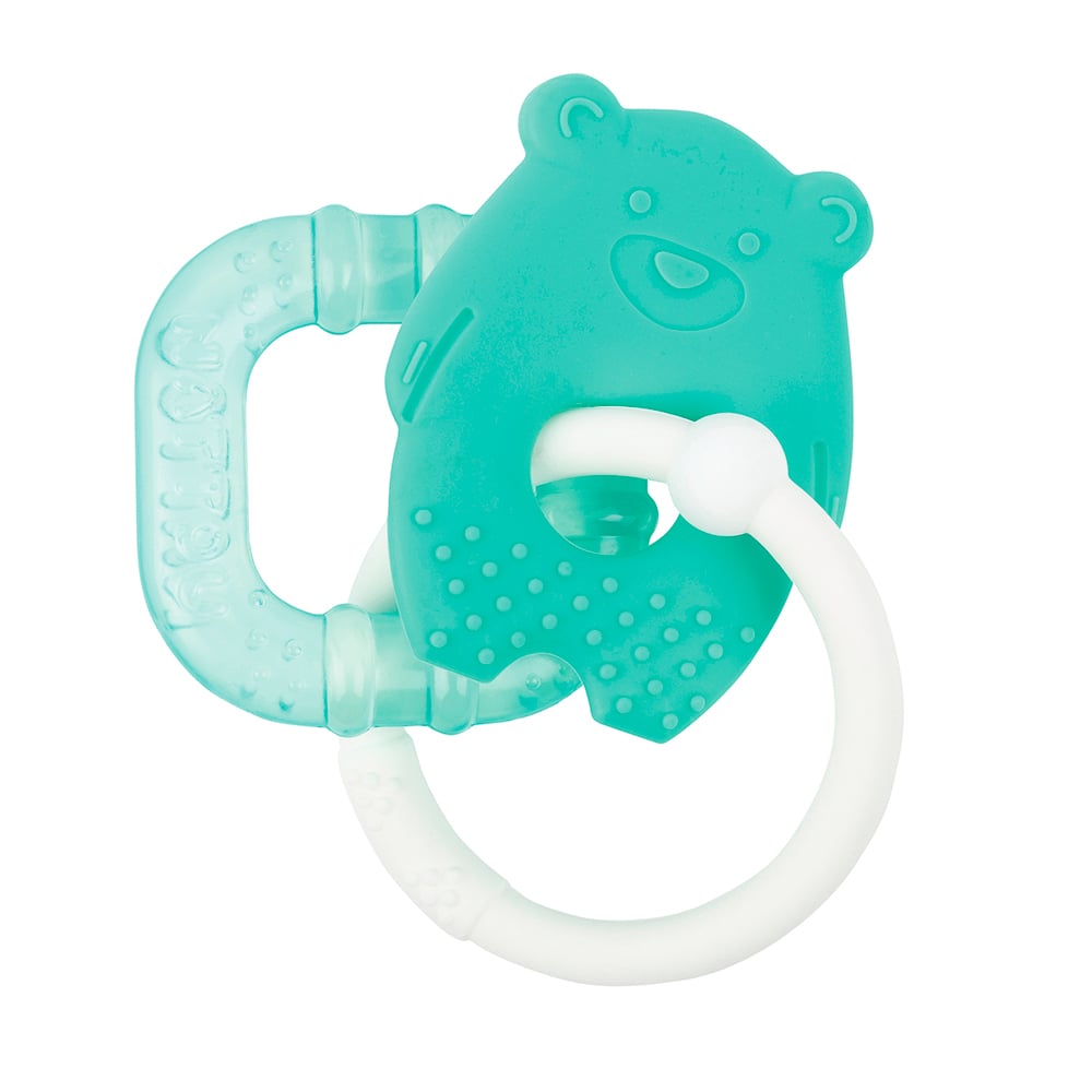 Nattou - Hochet de dentition avec élément réfrigérant - Vert