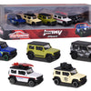 Majorette - Set of 5 Suzuki Jimny cars 