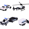 Majorette - Police Force 4 pcs gift set 