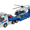Ensemble Majorette Camion Volvo et Hélicoptère de police | Boutique de jeux Chat Perché à Saint-Lambert