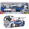 Majorette Camion Volvo et Hélicoptère de police | Boutique de jeux Chat Perché
