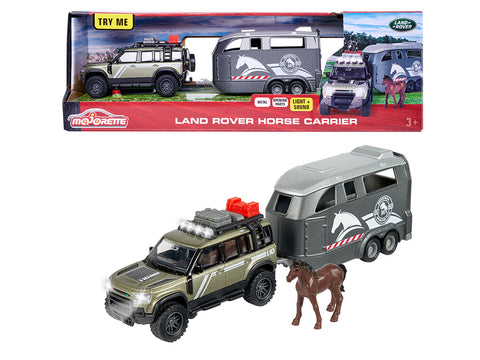 Majorette - Land Rover Transport Chevaux Sons et lumières