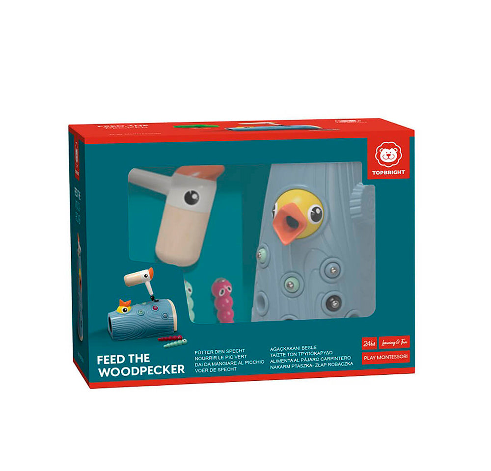 Top Bright - Jeu Nourrir l'oisillon - Motricité fine - reconnaissance des couleurs