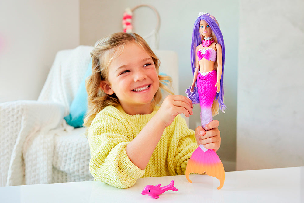 Barbie - Color Magic poupée sirène blonde