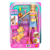 Barbie Animaux - Poupée et chiot sur patins