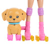 Barbie Animaux - Poupée et chiot sur patins