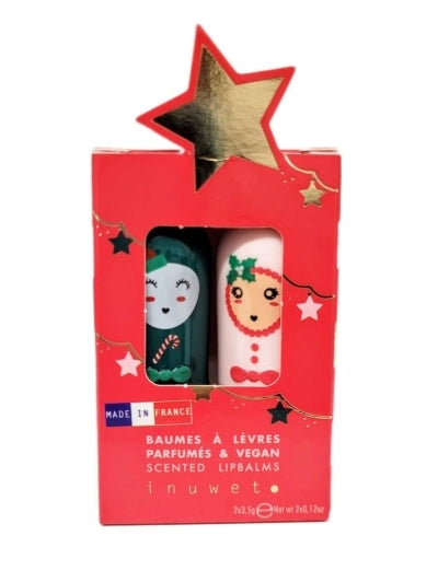 Lip Balm and Varnish Duo - Christmas Star - Inuwet