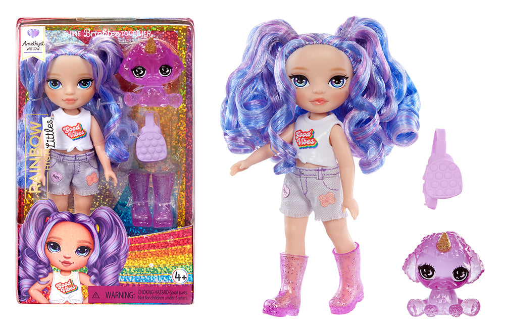 Rainbow High Littles - Poupée Amethyst Willow