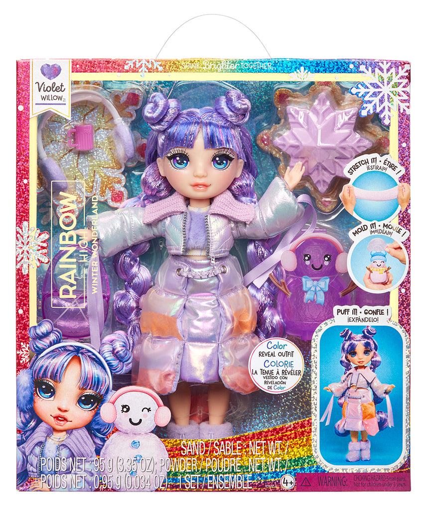 Rainbow High - Winter Wonderland - Poupée Fashion Violet Willow