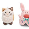 Peluche mymochi - Chat avec cactus et costume de lapin