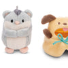 Peluche mymochi - Hamster avec biscuit et costume chien