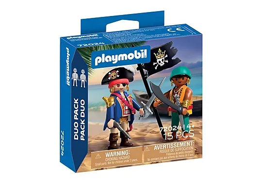 72024 PLAYMOBIL DuoPack Pirates avec drapeau