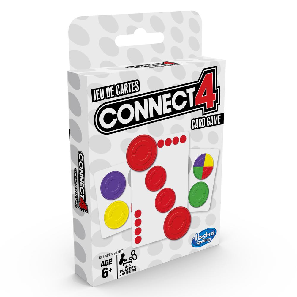 Jeu de cartes classique - Connect 4 Version bilingue
