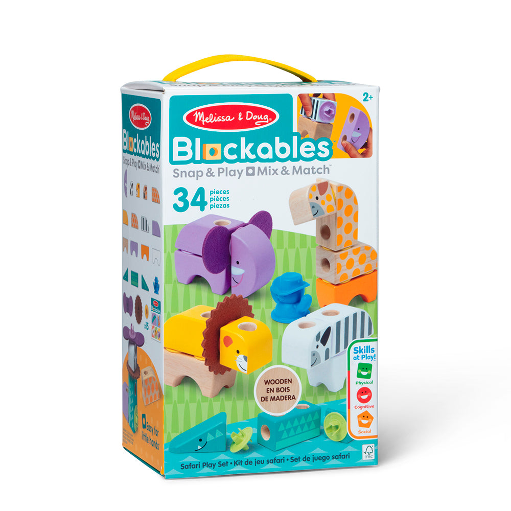Blockables - Kit de jeu Safari 34 pièces