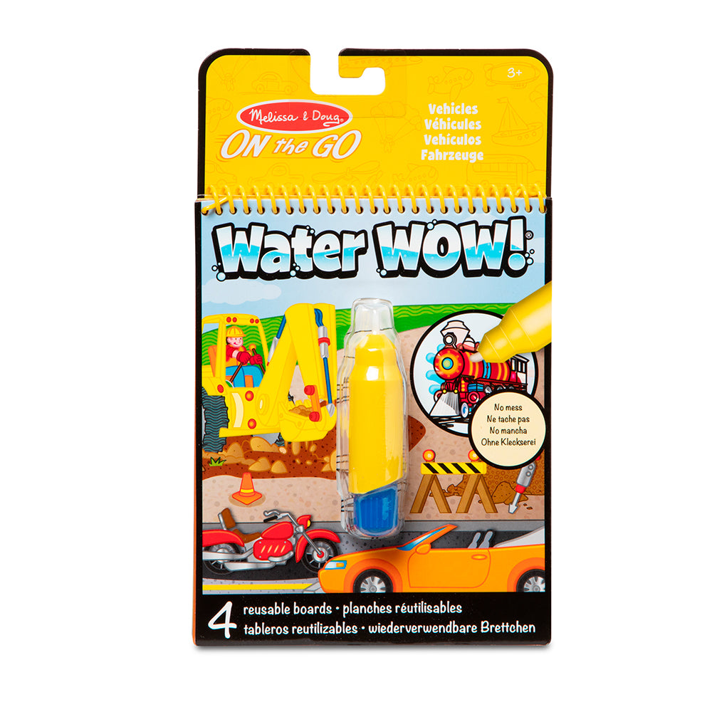 Water Wow! - Reusable Activity Book - Vehicles