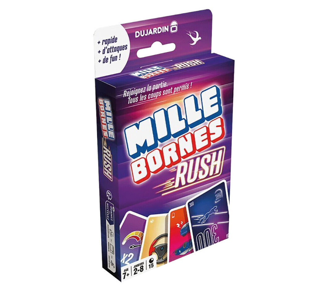 Jeu Mille Bornes RUSH! Version bilingue