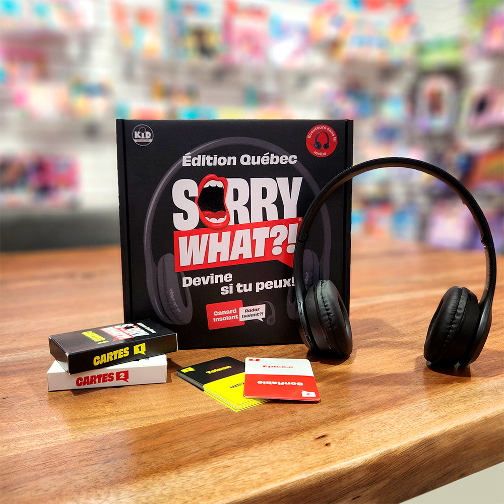 Jeu Sorry What?! - Édition Québec