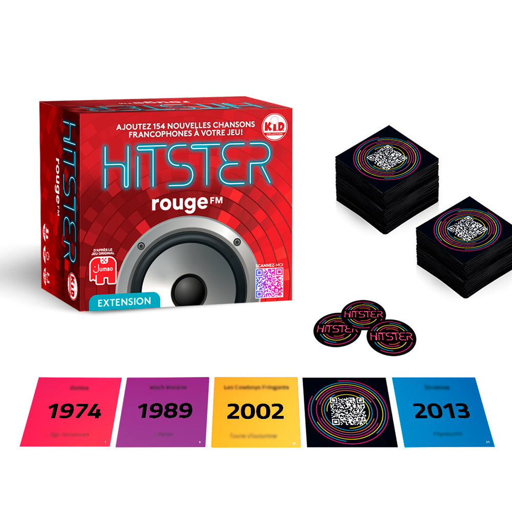 Hitster expansion pack 100% Franco - Rouge FM