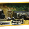 New Ray - Camionnette Camo avec Polaris RZR Camo et figurines